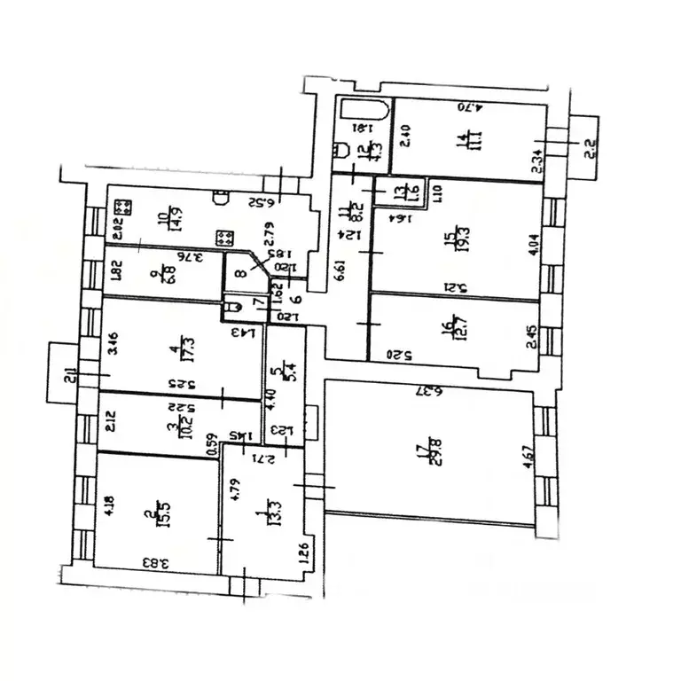 6-к кв. Санкт-Петербург просп. Большой Васильевского острова, 62 ... - Фото 2