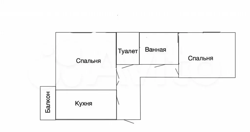 2-к. квартира, 60 м, 8/10 эт. - Фото 0