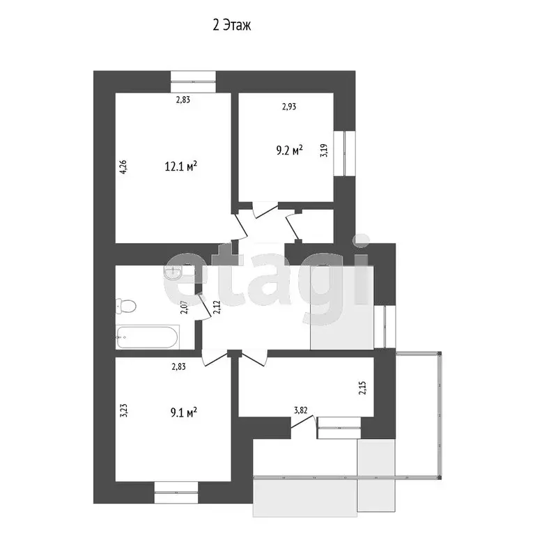 Дом в Улан-Удэ, Автодорожная улица 3-й проезд (166.9 м) - Фото 2