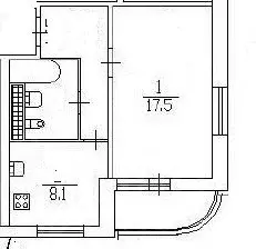 1-к кв. Санкт-Петербург Малая Бухарестская ул., 6к1 (36.2 м) - Фото 1