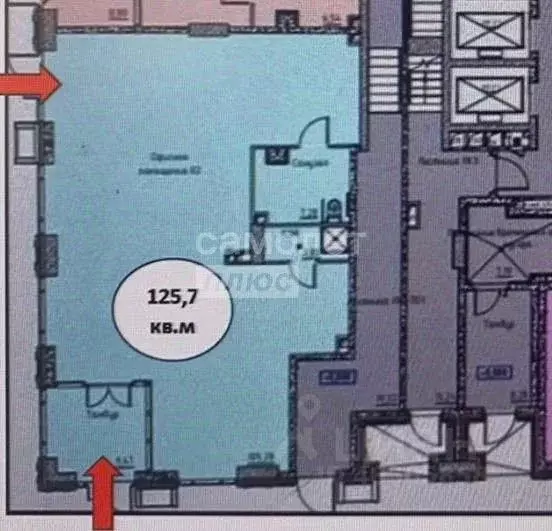 Помещение свободного назначения в Москва просп. Андропова, 9/1 (126 м) - Фото 2