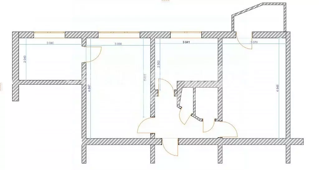 3-к кв. Московская область, Красногорск Райцентр мкр, ул. Георгия ... - Фото 2