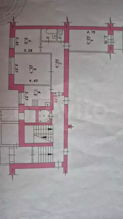 3-к. квартира, 60 м, 1/10 эт. - Фото 0