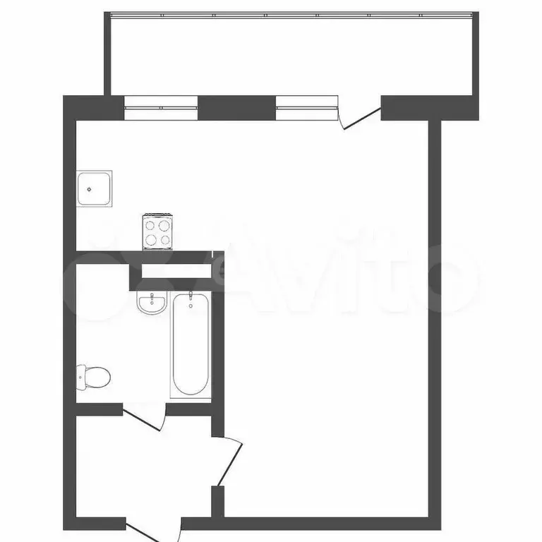 Квартира-студия, 30,4 м, 9/20 эт. - Фото 0