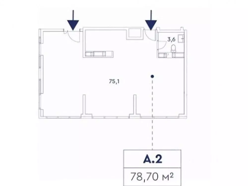 Офис в Москва Михалковская ул., 50 (79 м) - Фото 2