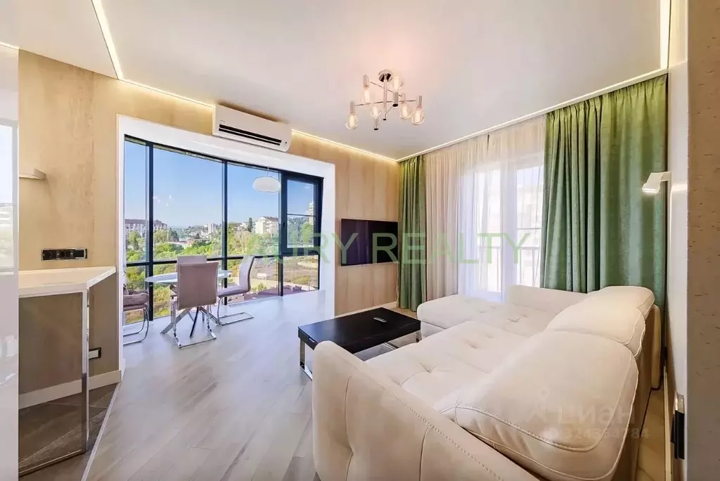 1-к кв. Краснодарский край, Сочи Новый Сочи мкр, ул. Санаторная, 63/1 ... - Фото 1