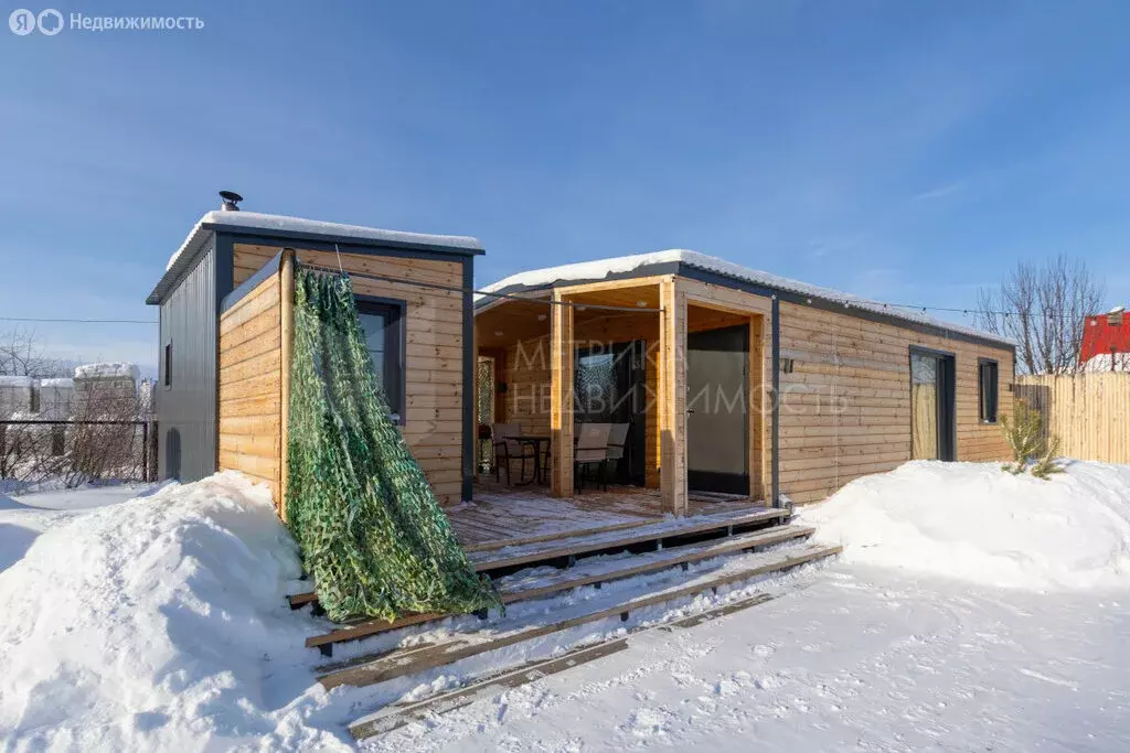 Дом в Тюмень, территория СОСН Агросад-Тюмень, 1-я линия (83 м) - Фото 2