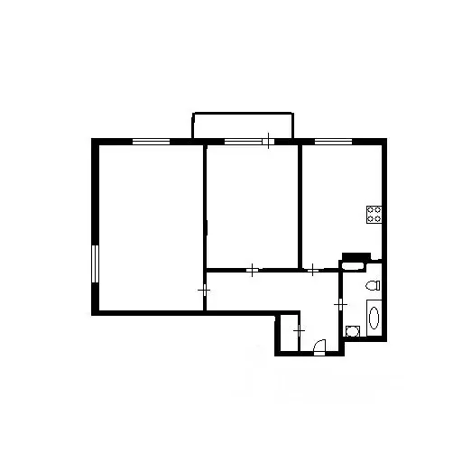 2-к кв. Новосибирская область, Новосибирск ул. Лескова, 29 (70.0 м) - Фото 1