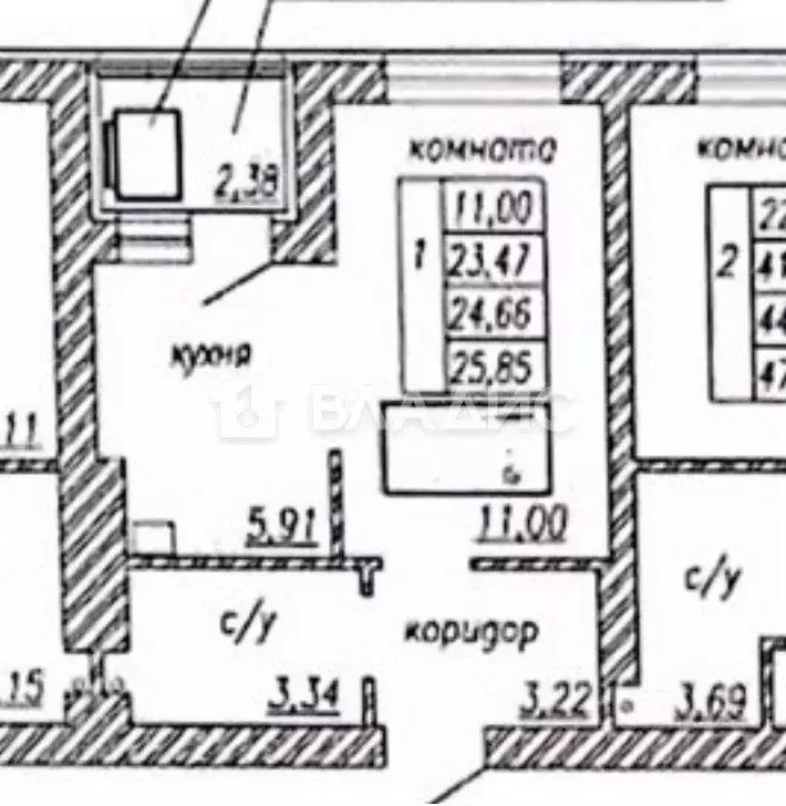 Студия Калининградская область, Светлогорск Яблоневая ул., 18 (25.85 ... - Фото 2