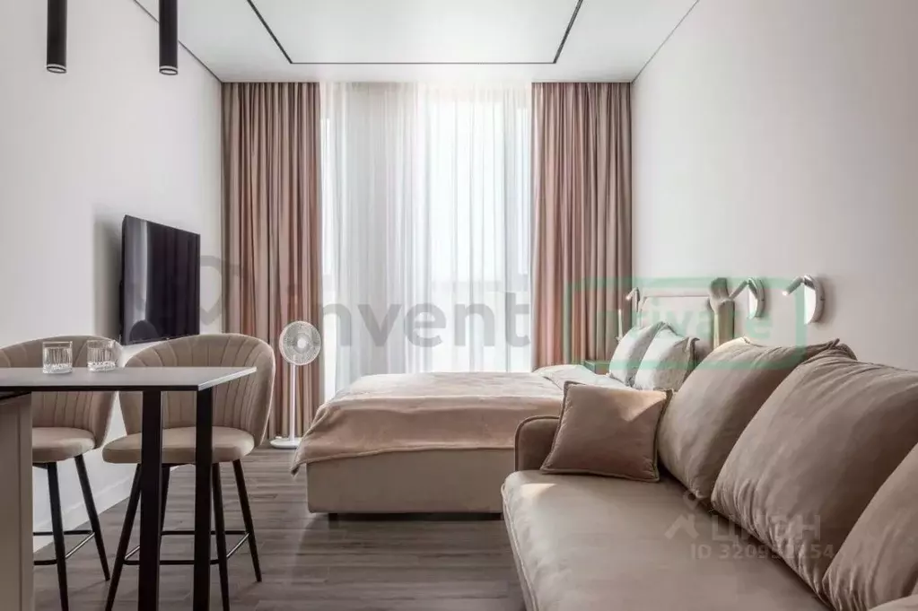 Студия Калининградская область, Зеленоградск ул. Гагарина, 87 (32.7 м) - Фото 2