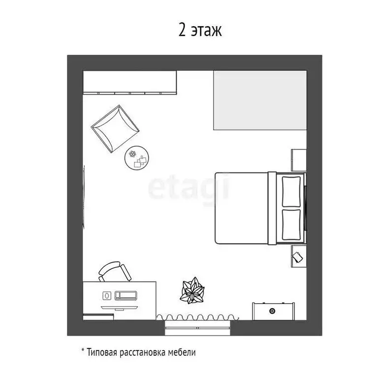 Дом в Тюмень, СНТ Сибиряк, Малиновая улица (65 м) - Фото 1