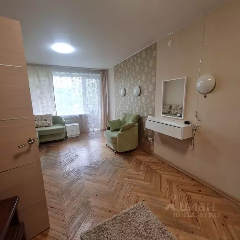1-к кв. Санкт-Петербург ул. Пограничника Гарькавого, 1 (35.5 м) - Фото 0
