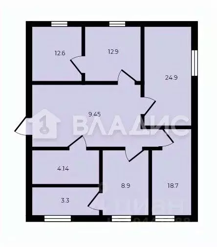 4-к кв. Московская область, Балашиха ул. Орджоникидзе, 20 (95.1 м) - Фото 2