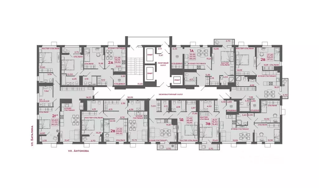 1-к кв. Пензенская область, Пенза Микрорайон Новобережье жилой ... - Фото 2