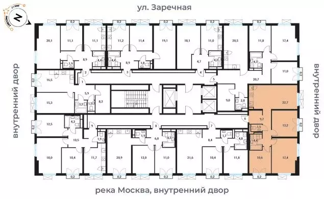 3-комнатная квартира: Москва, Большая Филёвская улица, 3к4 (79.4 м) - Фото 0