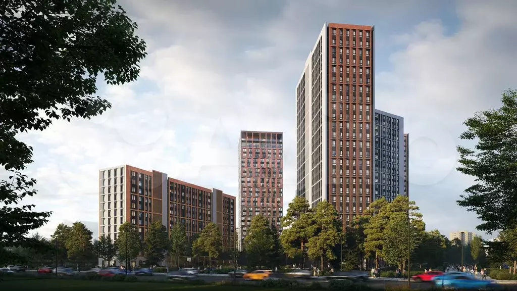 3-к. квартира, 60,5 м, 7/23 эт. - Фото 1