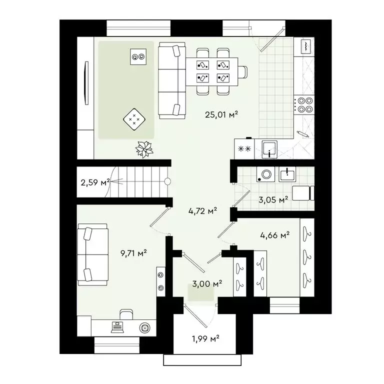 4-комнатная квартира: Тюмень, улица Алексея Рогожина, 41 (104.9 м) - Фото 0