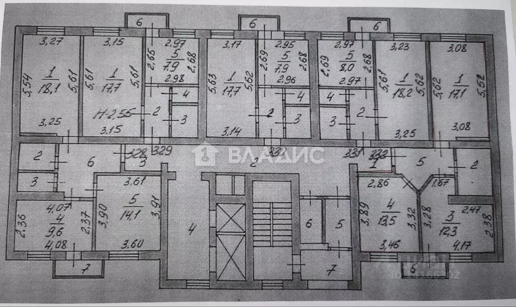2-к кв. Белгородская область, Белгород ул. Щорса, 39а (56.0 м) - Фото 2