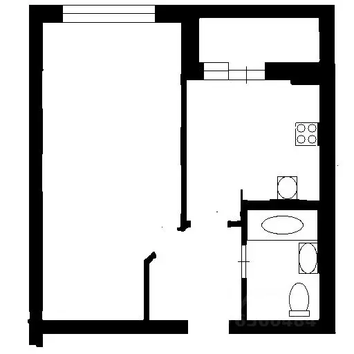 1-к кв. Башкортостан, Уфа ул. Аксакова, 81 (32.4 м) - Фото 2
