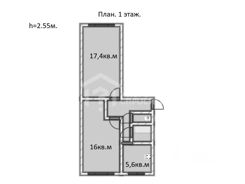 2-к кв. Ленинградская область, Ломоносовский район, Оржицкое с/пос, д. ... - Фото 2