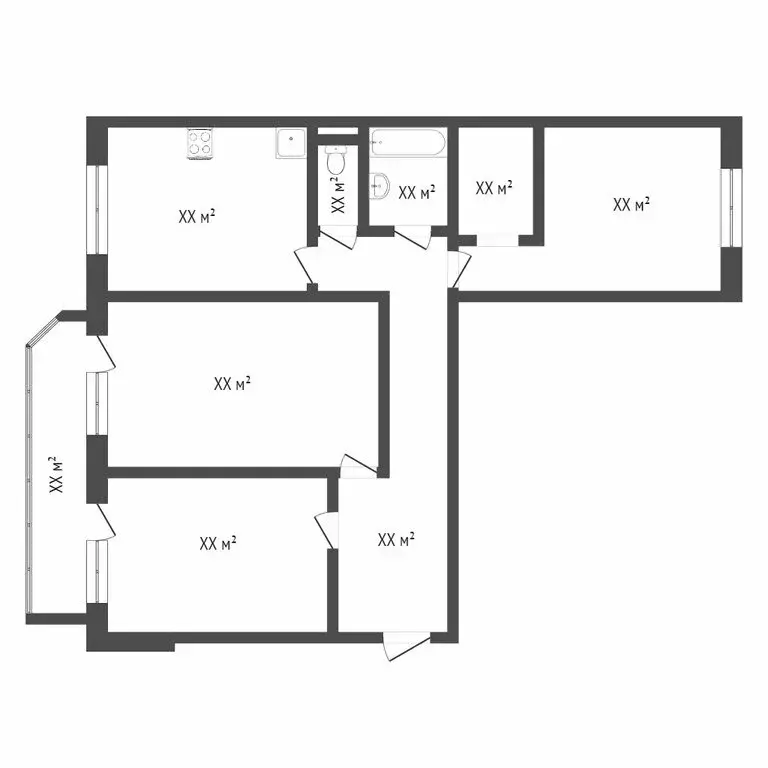 3-комнатная квартира: Тюмень, Широтная улица, 126к2 (92 м) - Фото 1