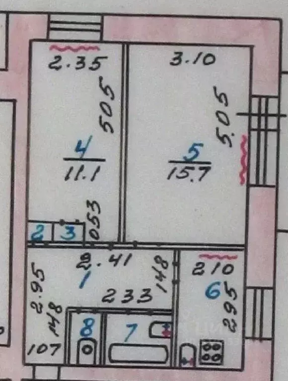 2-к кв. Пермский край, Краснокамск ул. 50 лет Октября, 9 (40.3 м) - Фото 0