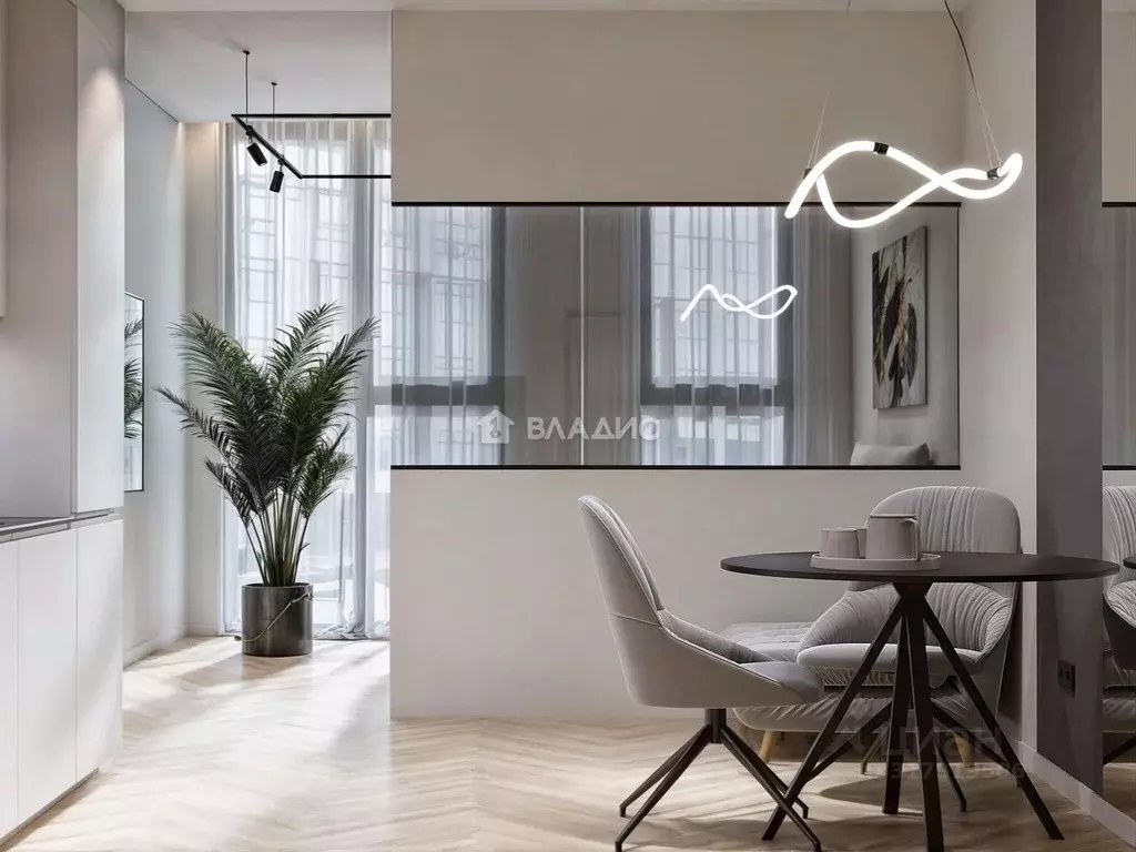 Студия Калининградская область, Зеленоградск ул. Гагарина, 87 (32.6 м) - Фото 1