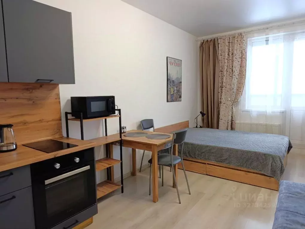 Студия Санкт-Петербург ул. Плесецкая, 10 (26.2 м) - Фото 2