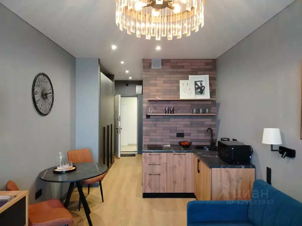 Студия Московская область, Одинцово ул. Чистяковой, 8к2 (22.8 м) - Фото 2