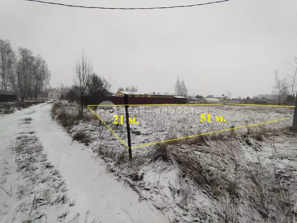 Участок в Рязанская область, Рыбновский муниципальный округ, д. ... - Фото 1