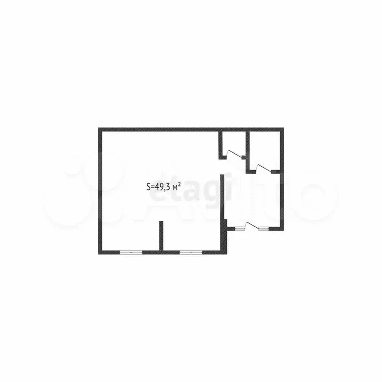 Продам офисное помещение, 49.3 м - Фото 1