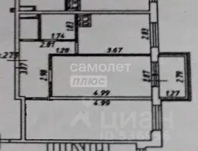 2-к кв. Москва Внуковское поселение, ул. Летчика Ульянина, 7Б (53.2 м) - Фото 2