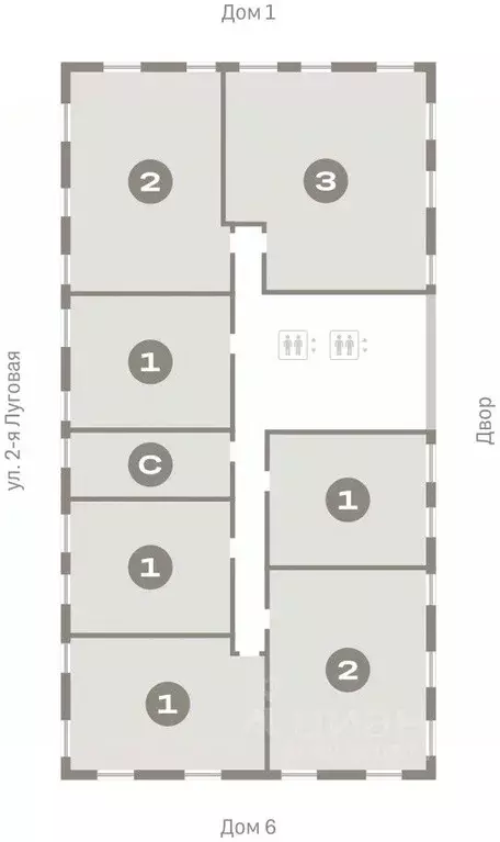 3-к кв. Тюменская область, Тюмень Мысовская ул., 26к2 (96.9 м) - Фото 1