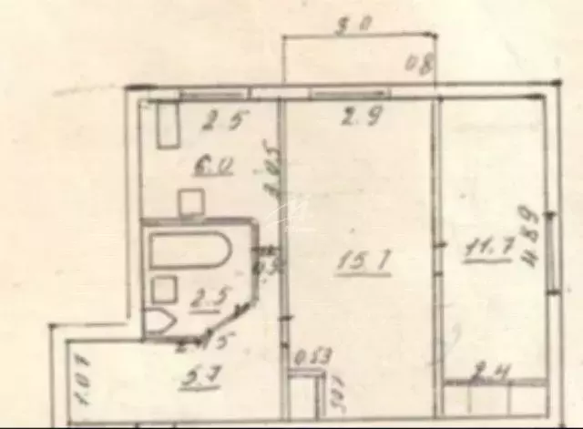 2-к кв. Севастополь ул. Горпищенко, 68 (44.2 м) - Фото 2