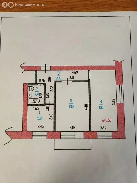 2-комнатная квартира: Барнаул, проспект Строителей, 10 (43 м) - Фото 2