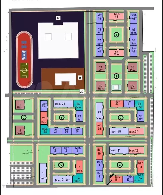 1-к. квартира, 57 м, 2/8 эт. - Фото 1