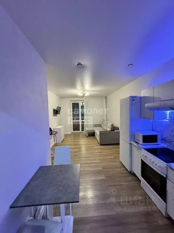 Студия Тюменская область, Тюмень ул. Раушана Абдуллина, 6 (28.8 м) - Фото 2