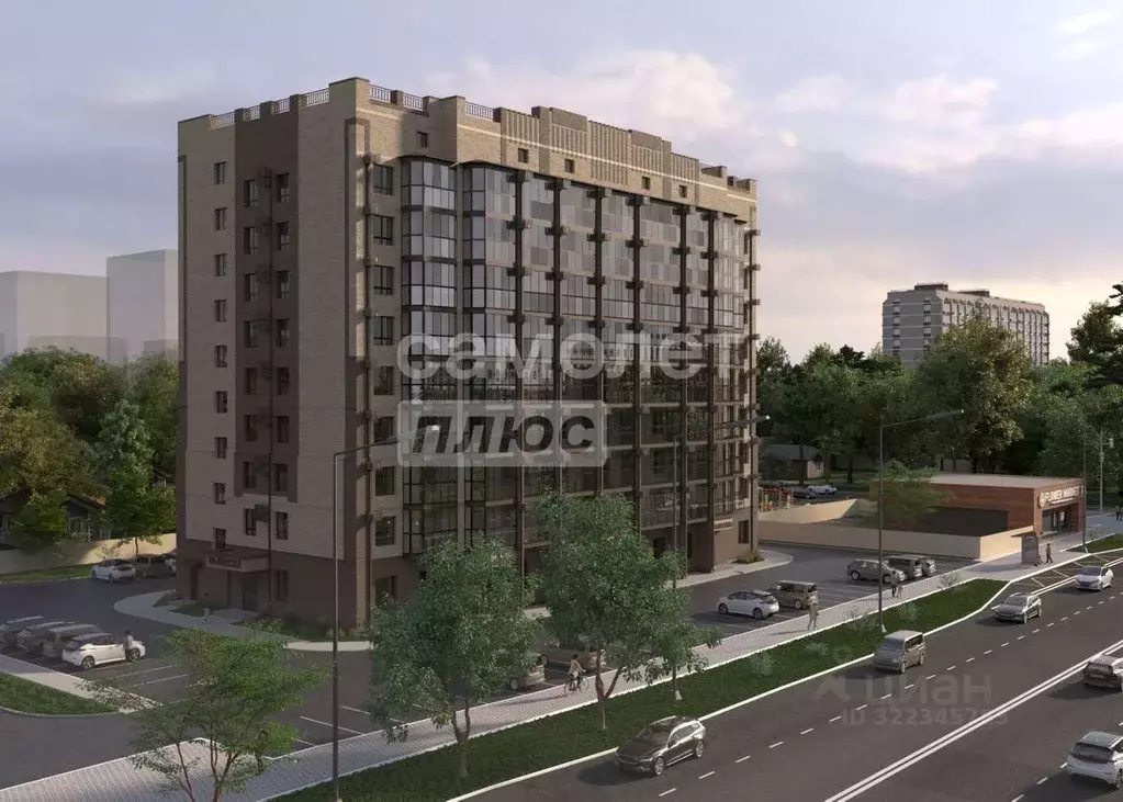 1-к кв. Амурская область, Благовещенск Театральная ул., 110/9 (42.2 м) - Фото 2