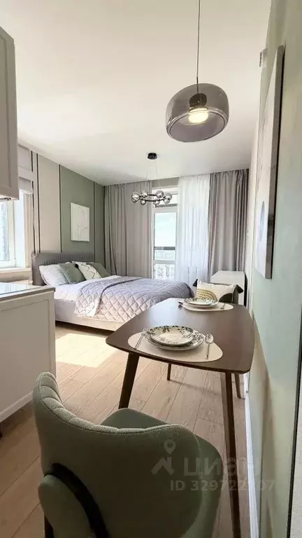 1-к кв. Свердловская область, Екатеринбург ул. Крауля, 105/3 (23.3 м) - Фото 1
