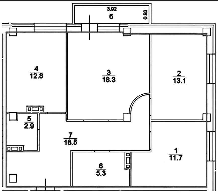 3-к кв. Ульяновская область, Ульяновск ул. Ульяны Громовой, 5А (84.0 ... - Фото 1