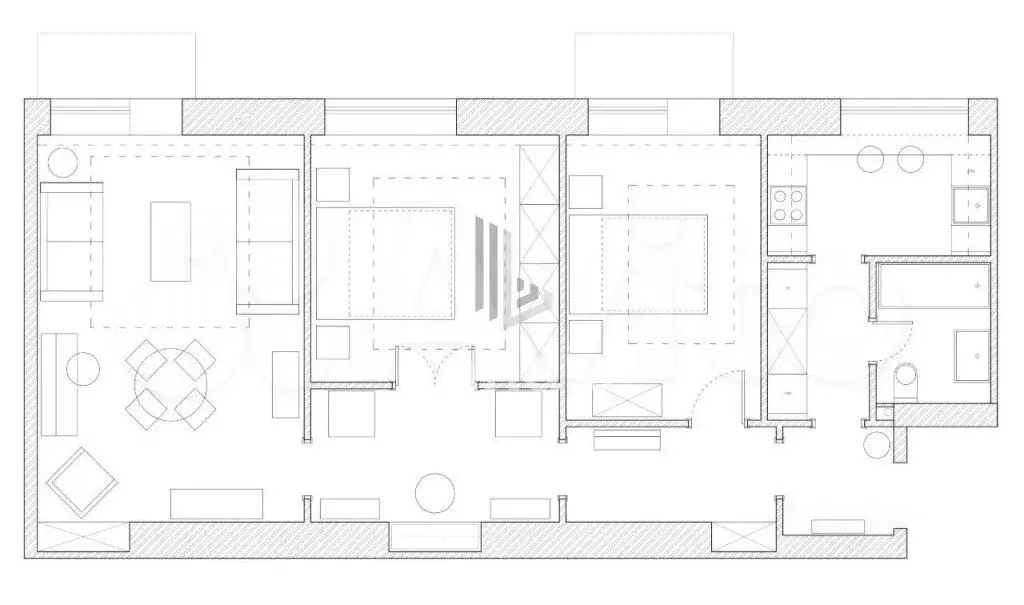 3-к. квартира, 80 м, 4/7 эт. - Фото 0