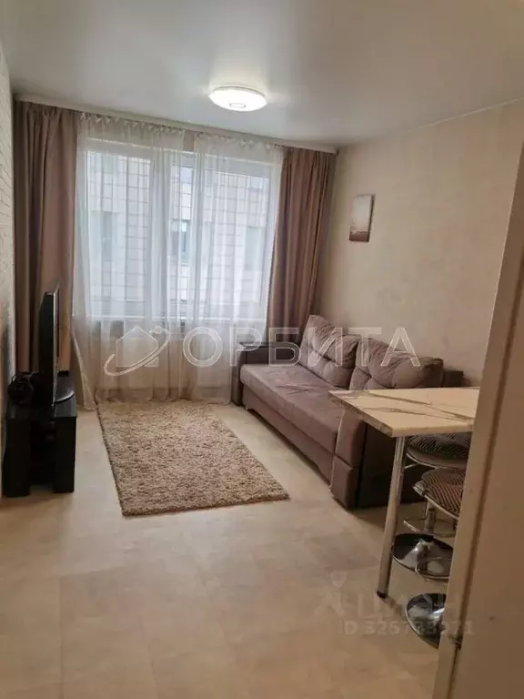 1-к кв. Тюменская область, Тюмень ул. Стройотрядовская, 14 (30.8 м) - Фото 1