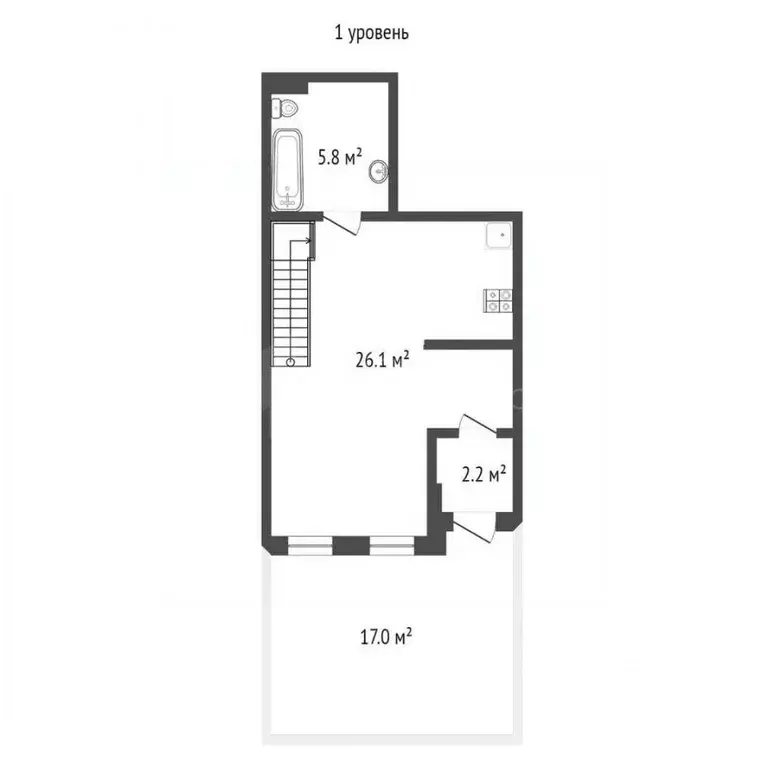 2-к кв. Тюменская область, Тюмень ул. Усиевича, 16 (82.0 м) - Фото 0