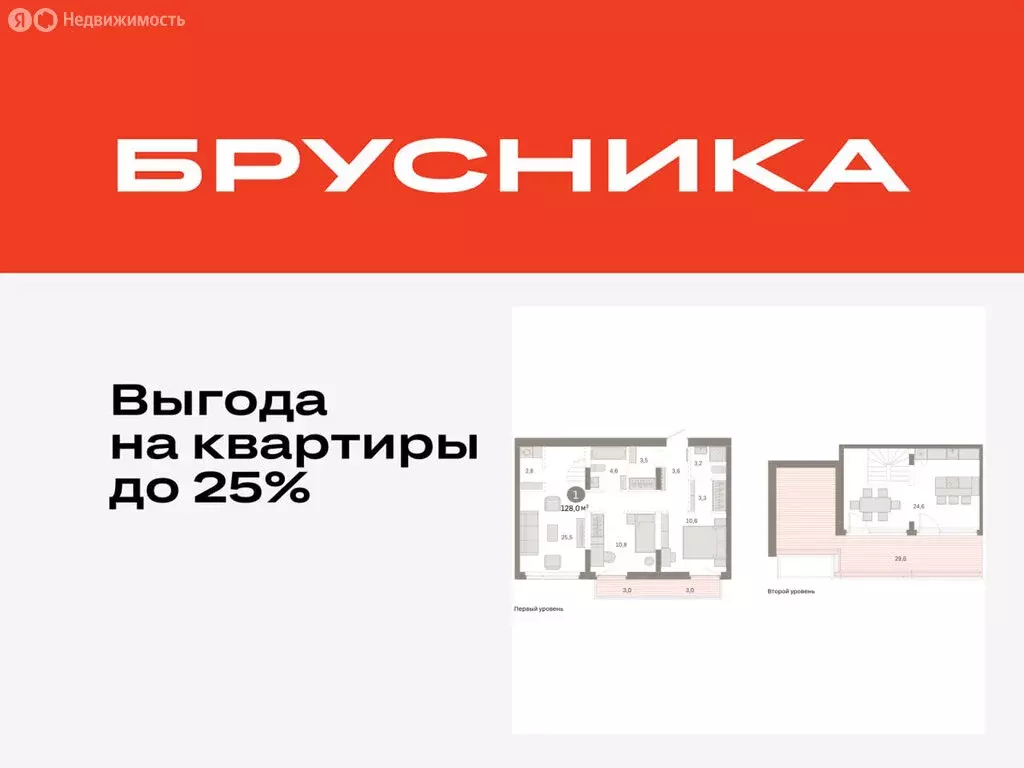 1-комнатная квартира: Тюмень, улица Республики, 205к3 (128.02 м) - Фото 0
