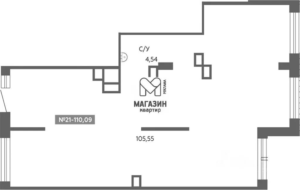 Помещение свободного назначения в Ленинградская область, Кудрово г. ... - Фото 1