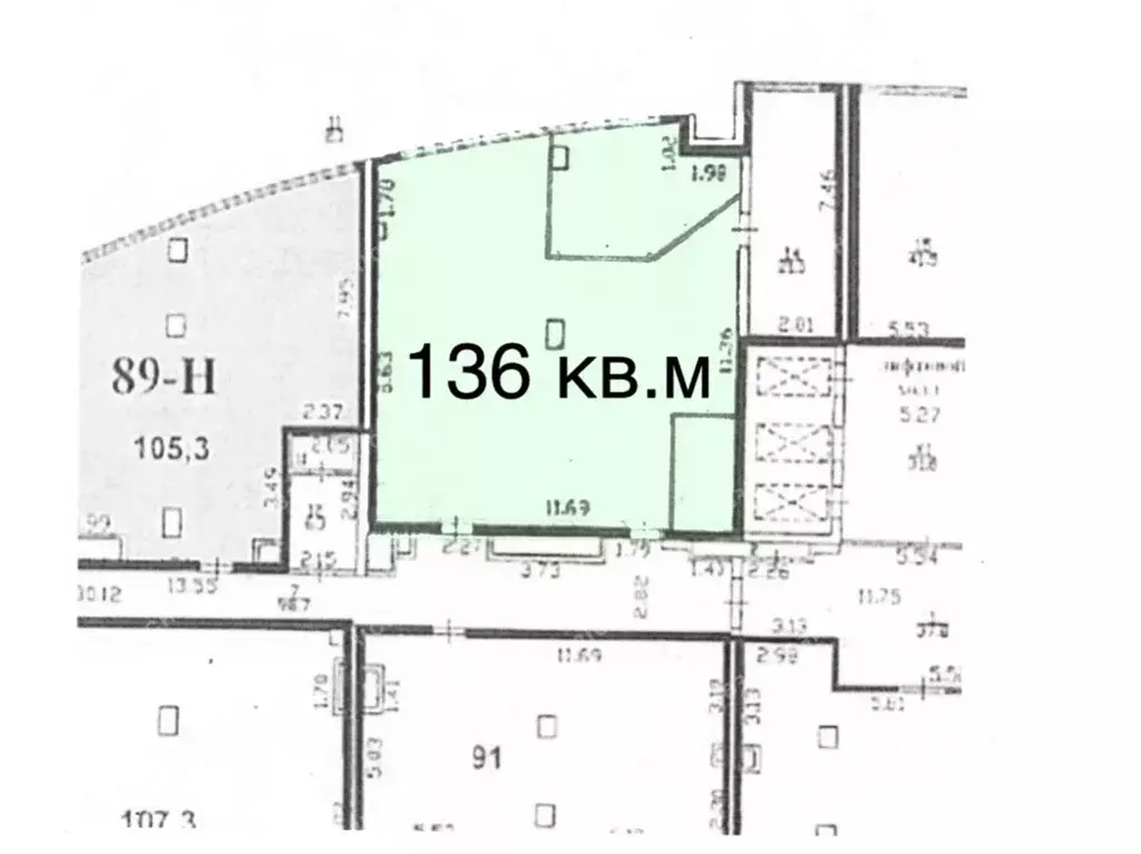 Офис в Санкт-Петербург 26-я Васильевского острова линия, 15к2 (136 м) - Фото 2