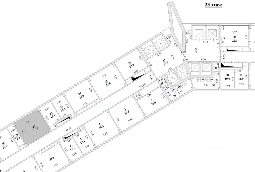 Помещение свободного назначения в Москва ул. Новый Арбат, 19 (30 м) - Фото 2