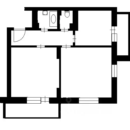 2-к кв. Новосибирская область, Новосибирск ул. Кирова, 225 (64.3 м) - Фото 1