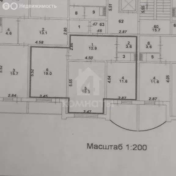 2-комнатная квартира: Воронеж, улица Революции 1905 года, 80Г (67.5 м) - Фото 1