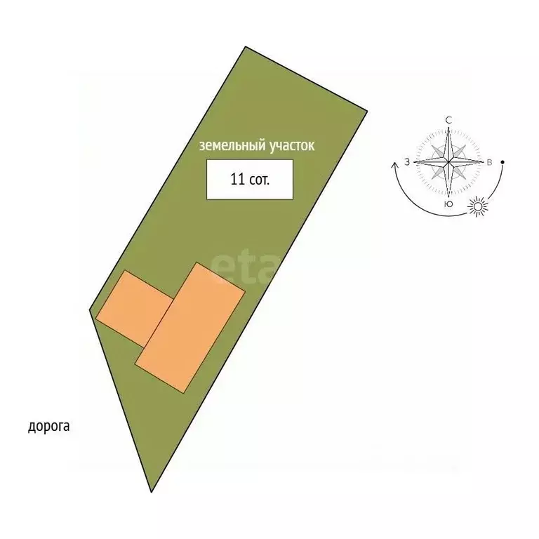 Дом в Крым, Симферопольский район, с. Доброе пер. Вишневый (229 м) - Фото 2